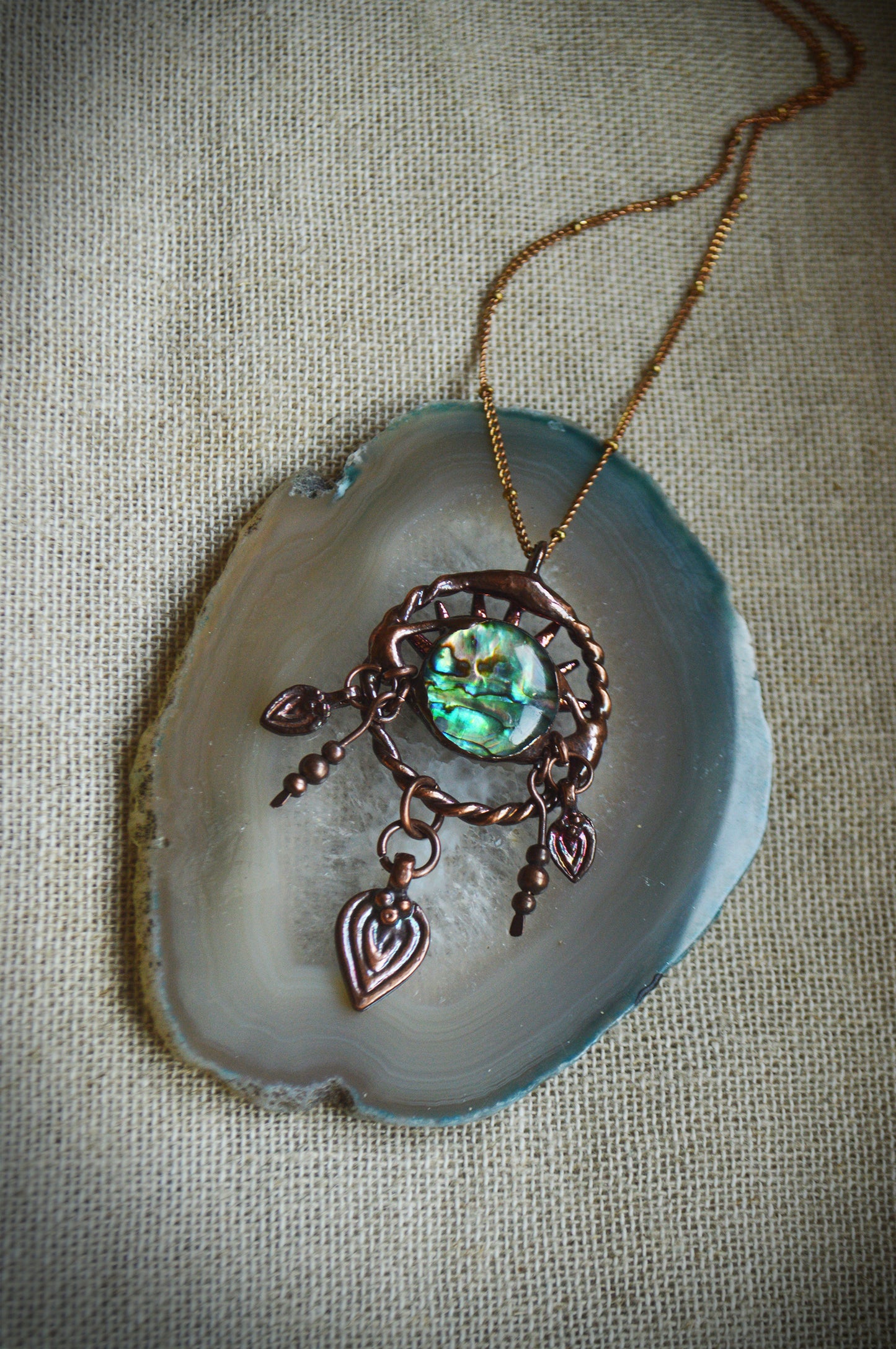 Lord's Mobile collaboration - Shamanic eye charm necklace