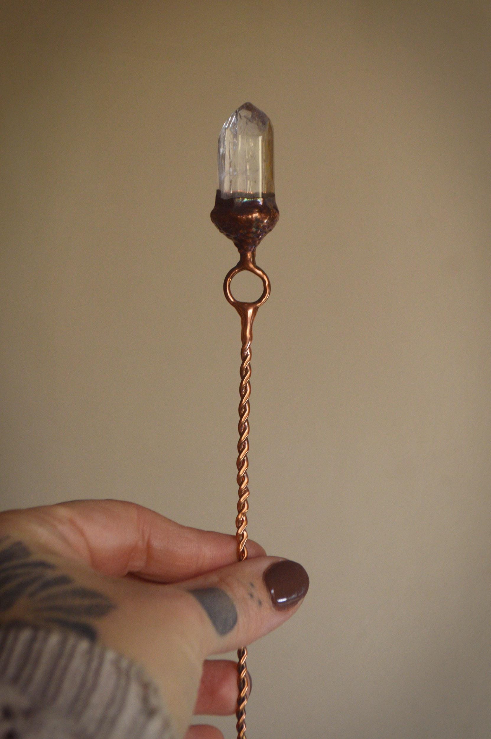 Botanical hair stick. Real leaf hair jewellery