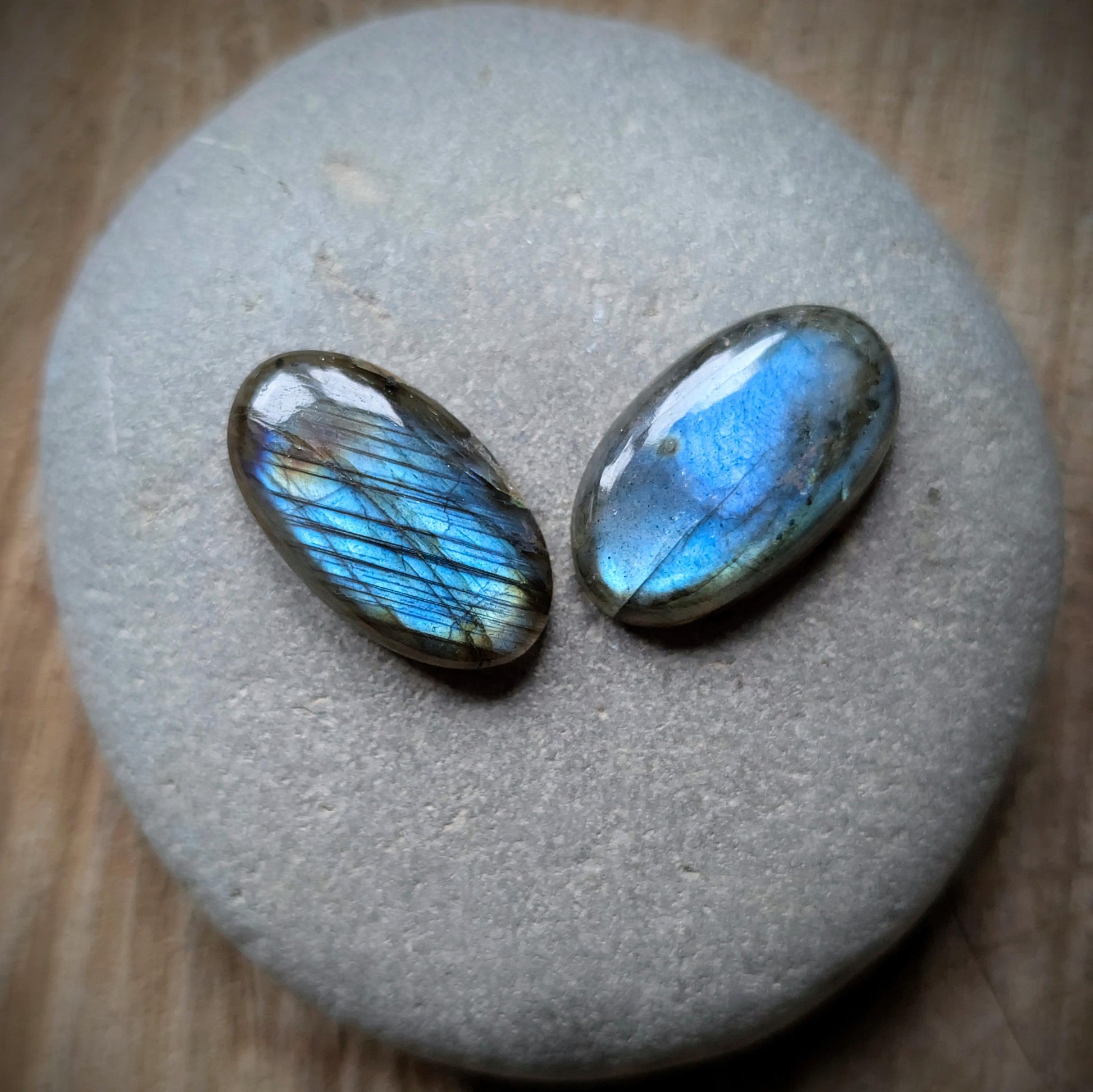 Made to order - Electroformed copper blue Labradorite ring. Boho statement ring